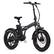 Angle. GEN3 - The Groove Foldable eBike w/ 45 mi Max Operating Range and 20 MPH Max Speed - Black.