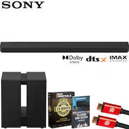 Sony - BRAVIA Theater Bar 9 w/ BRAVIA Theatre Sub 9 + 26 Month Protection Bundle