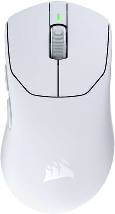 CORSAIR - SABRE v3 PRO PureVector ULTRALIGHT ERGO 41g Gaming Mouse with Personalized Directional Sensitivity - Wireless - White