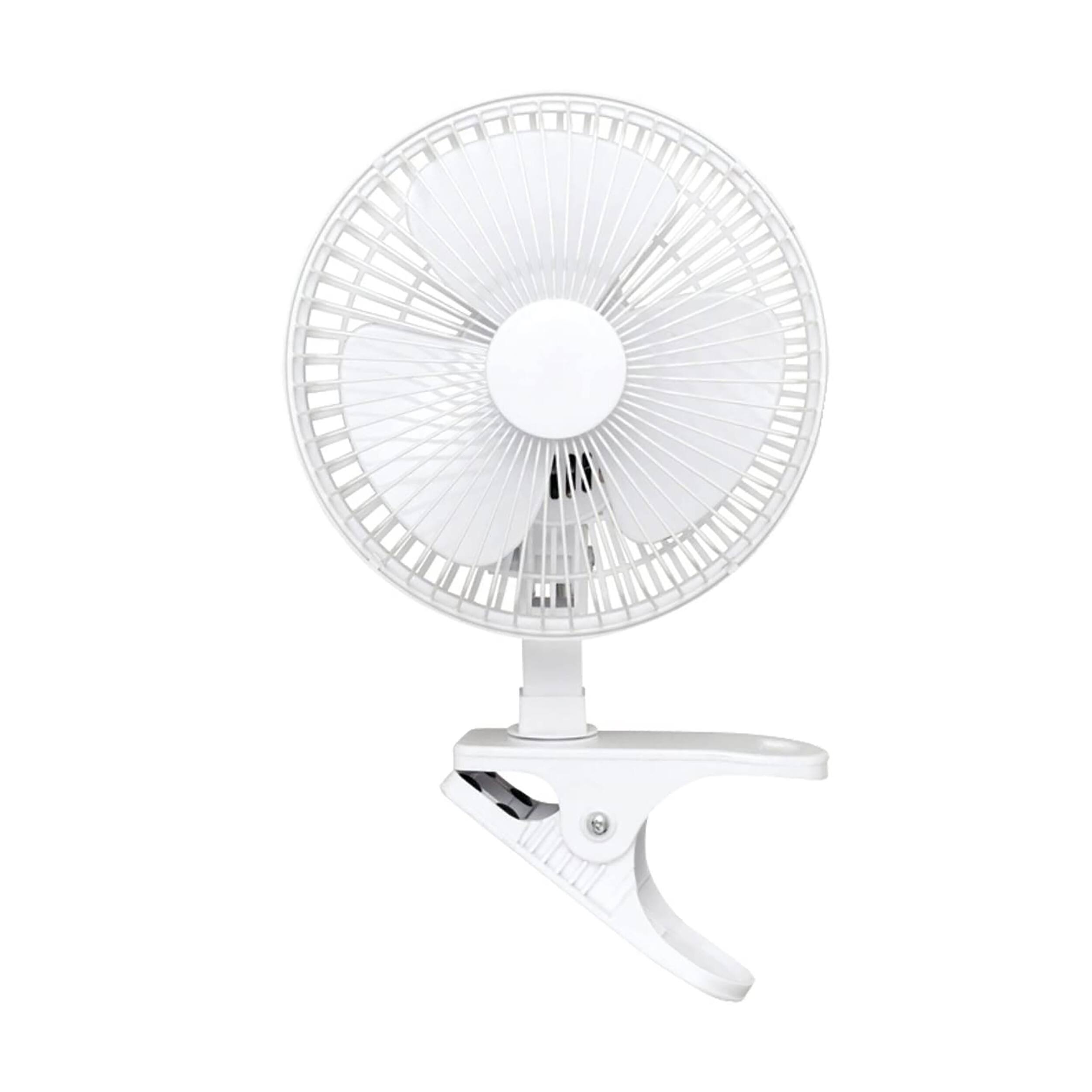 Alt View 2. Optimus - Optimus 6 in. Optimus Personal Clip-on Fan - White.