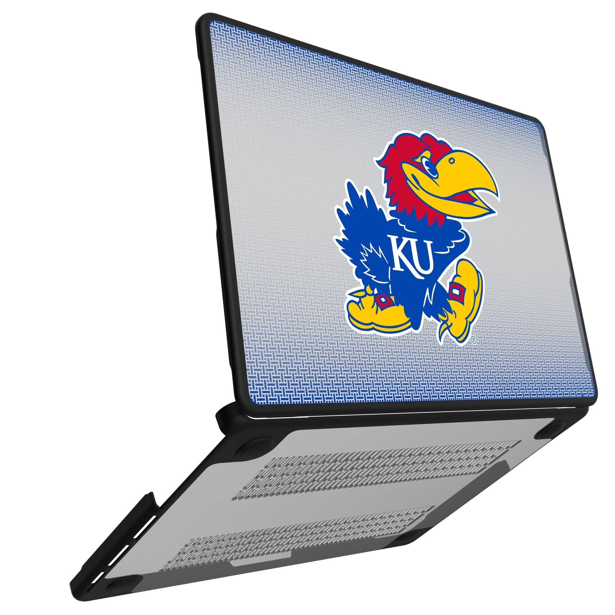 Alt View 1. Keyscaper - Kansas Jayhawks Linen MacBook Case - Air 13 in - Multicolor.