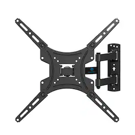 Perlesmith - 26"–55" Full-Motion TV Mount Up To 66lbs, VESA 75x75 to 400x400mm, Model PSMF21B-US - Black
