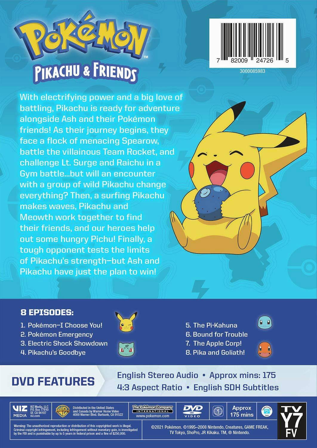 Back. Pokémon: Pikachu and Friends [DVD].