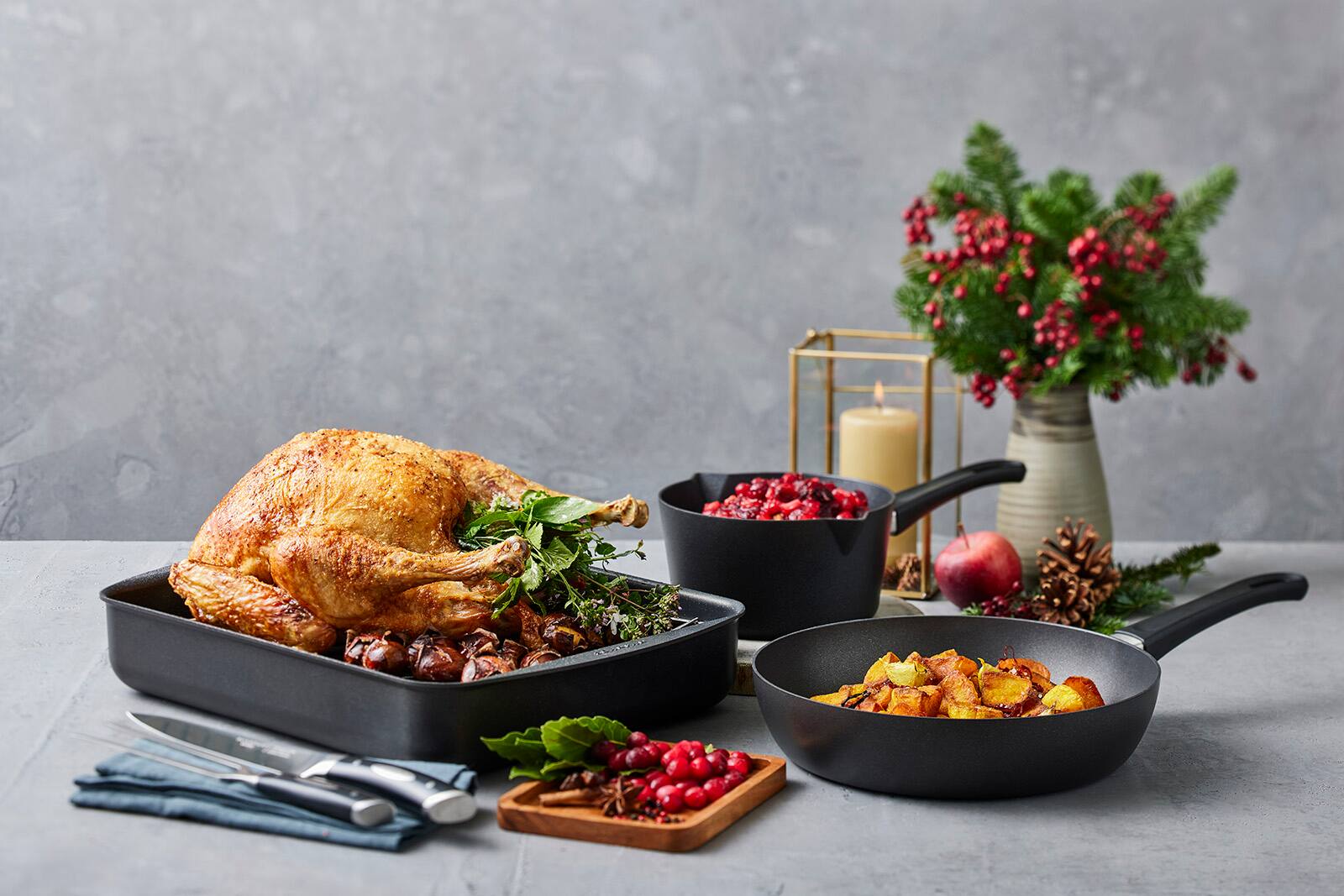 Alt View 1. Scanpan - Classic 12" x 19" Roasting Rack, Fits 5.25 Qt Roaster - Black.