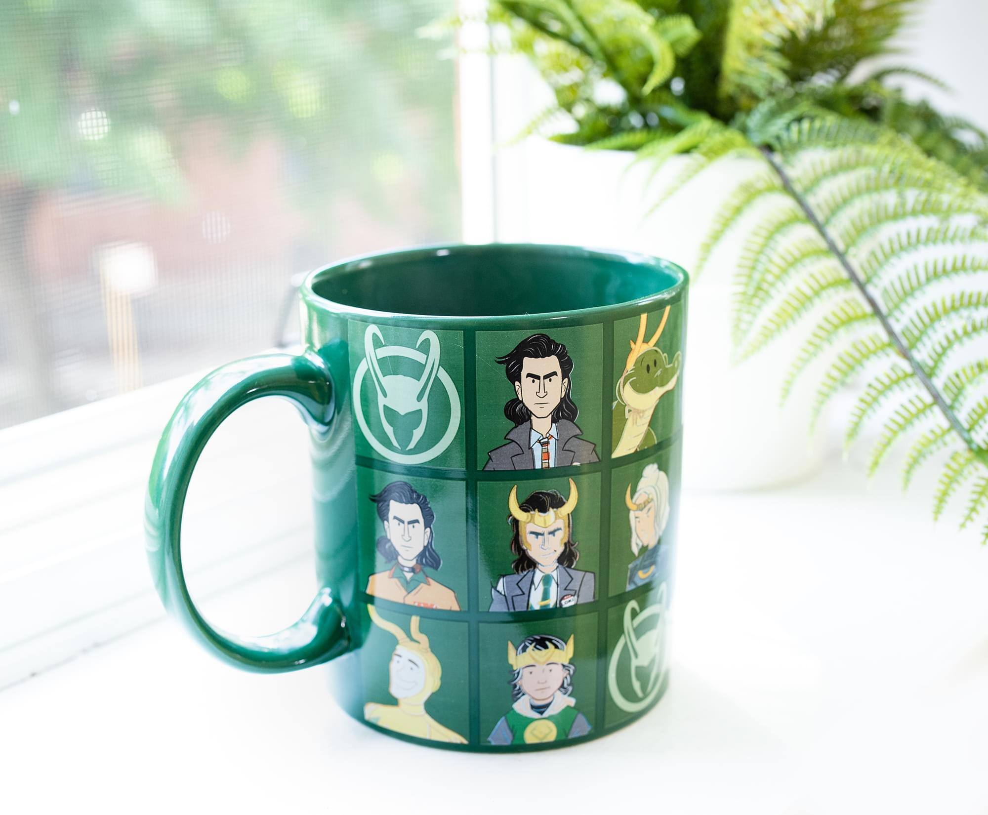 Alt View 5. Silver Buffalo - Marvel Studios Loki "Glorious Purpose" Ceramic Mug | Holds 20 Ounces - Green.