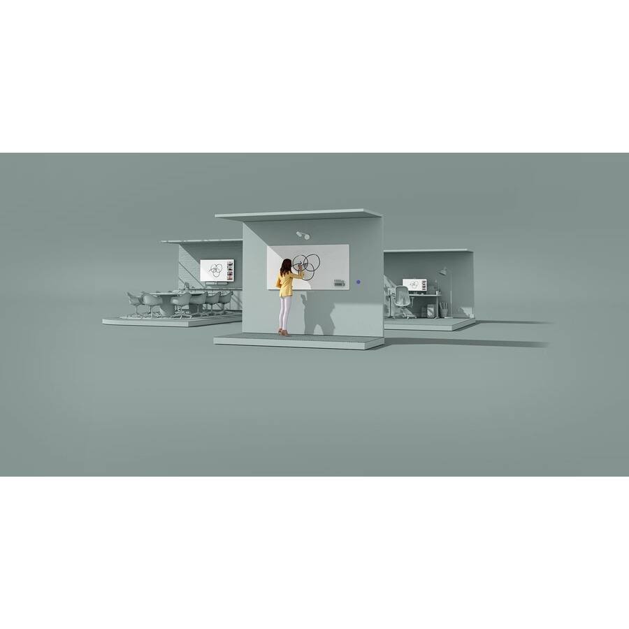 Alt View 7. Logitech - Logitech Scribe Whiteboard Camera for Video Conferencing Rooms - 1920 x 1080 Video - Wall - Network (RJ-45) - For - White.