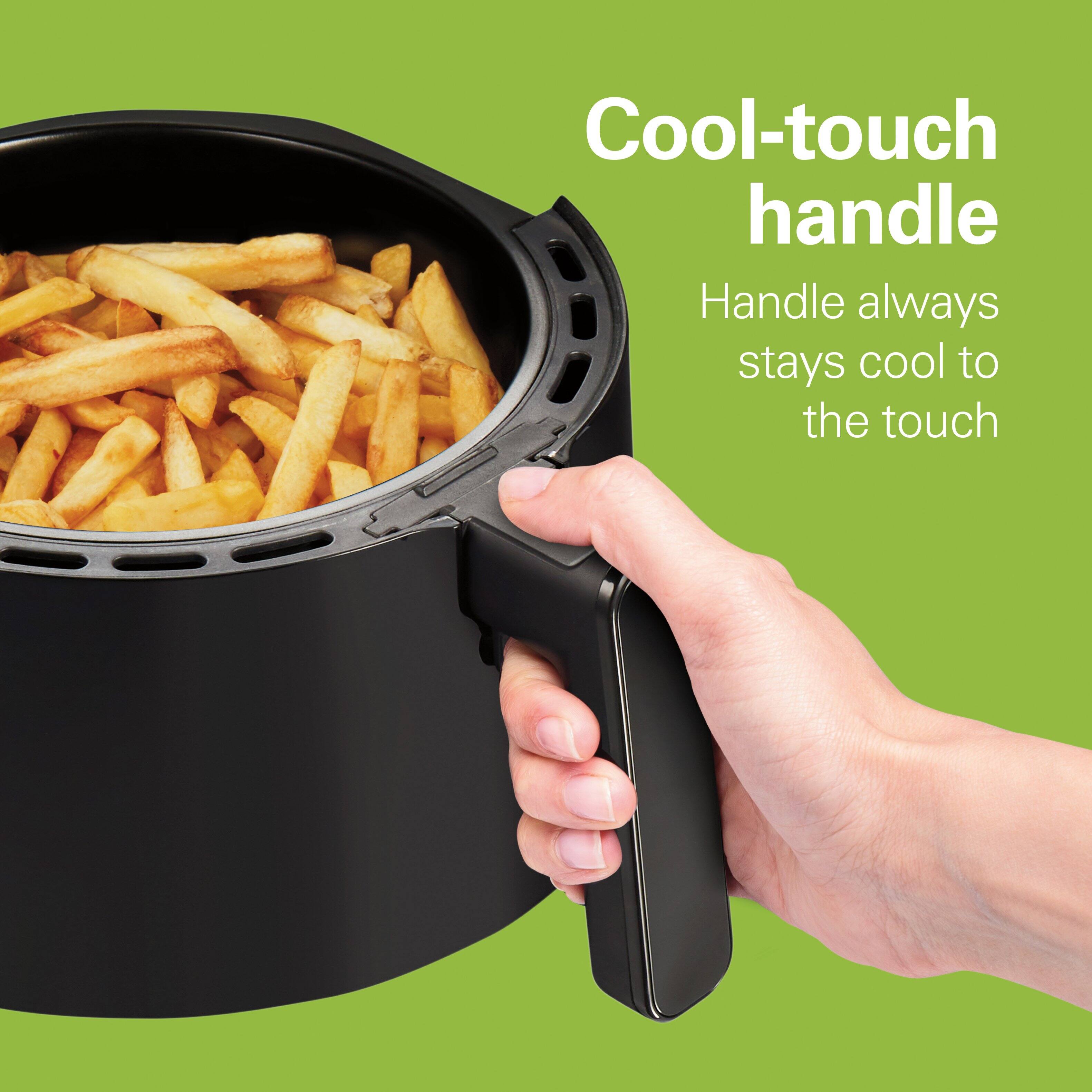 Cool-touch handle  
Handle always stays cool to the touch