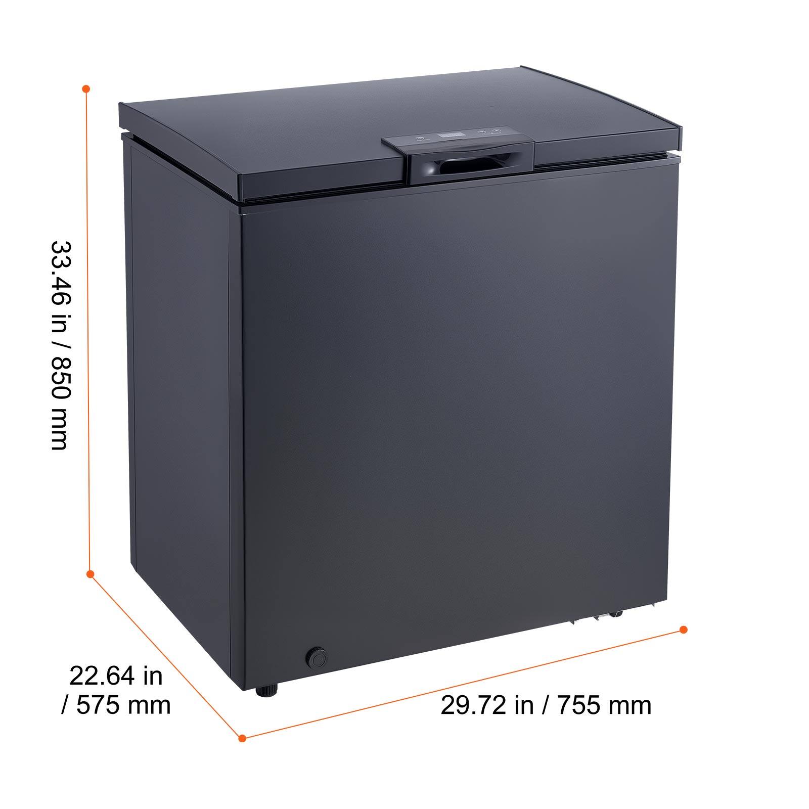 33.46 in / 850 mm  
22.64 in / 575 mm  
29.72 in / 755 mm