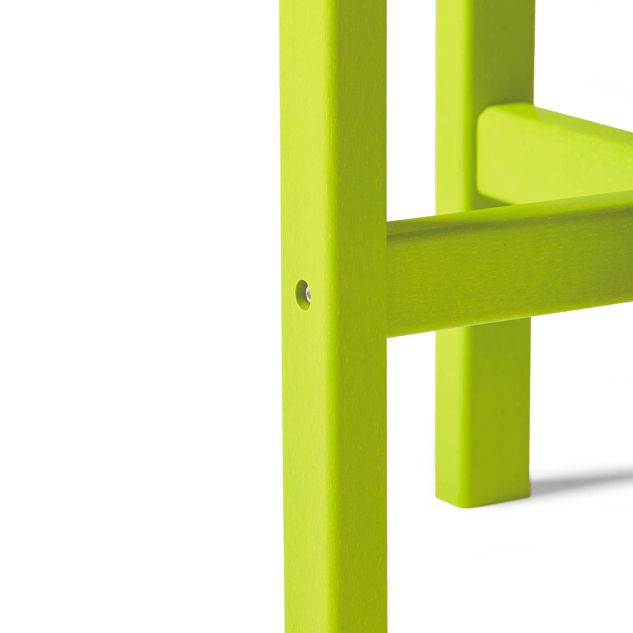 Alt View 6. WestinTrends - WestinTrends Dylan Adirondack Round Outdoor Side Table - Lime.