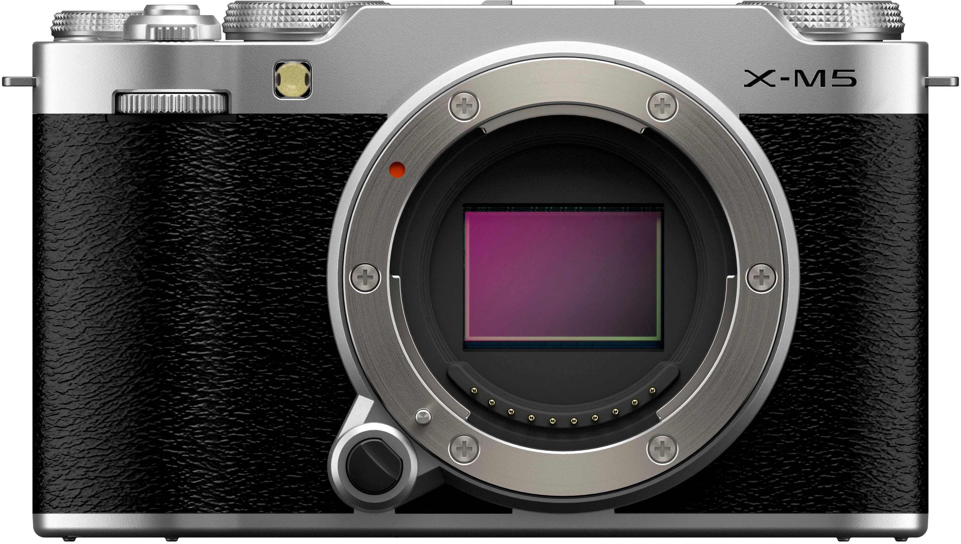 Fujifilm - X-M5 Mirrorless Camera Body - Silver - Front_Zoom