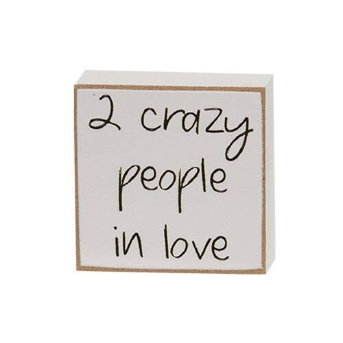 2 crazy people in love