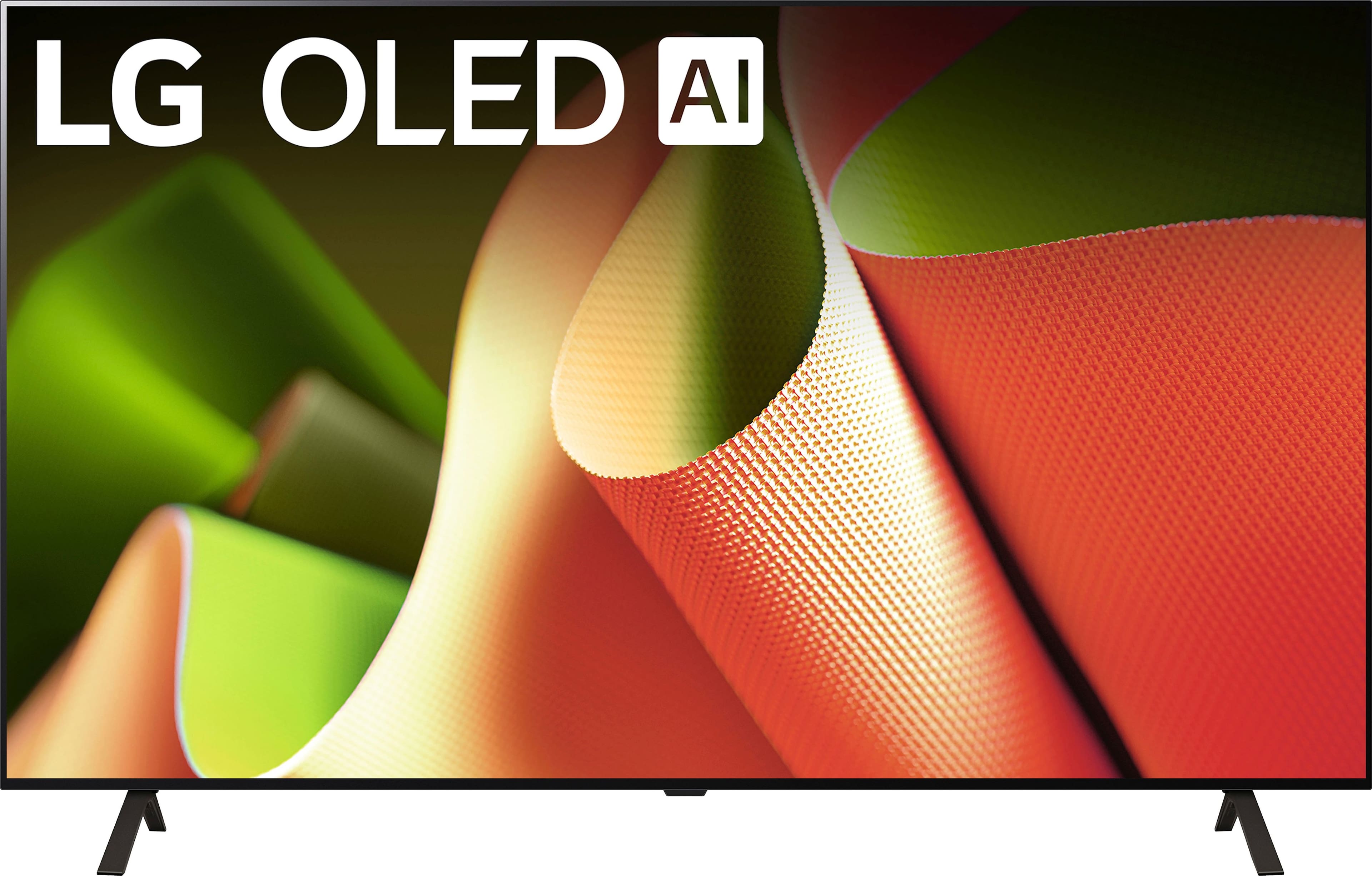 Front. LG - 77" Class B4 Series OLED 4K UHD Smart webOS TV (2024).