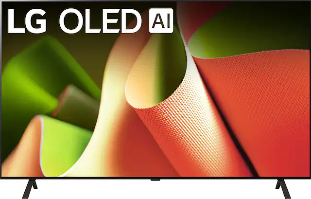 Front. LG - 77" Class B4 Series OLED 4K UHD Smart webOS TV (2024).