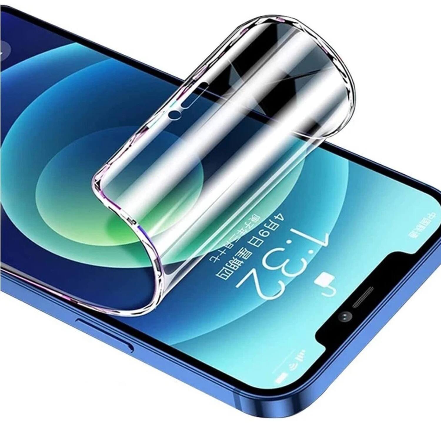 Angle. Stock Preferred - 2-Pack Hydrogel Screen Protector iPhone 17 Pro - Clear.