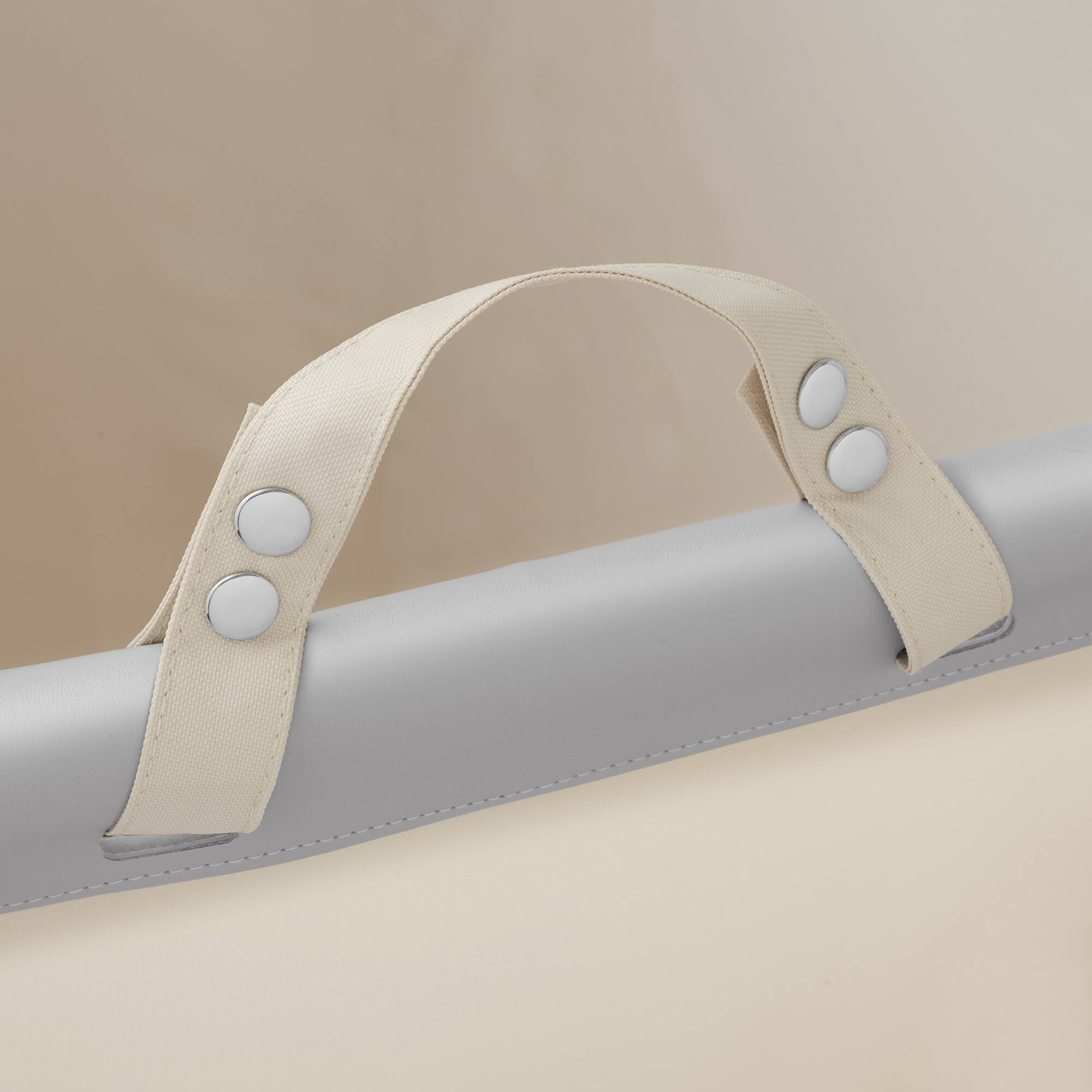 Alt View 4. Dryser - Replacement Round Canvas Bag for Laundry Hamper - White.