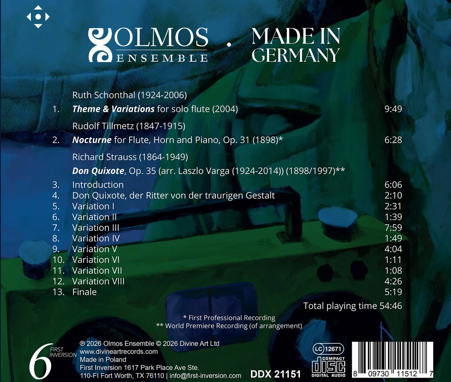 Olmos Ensemble Made in Germany COMPACT DISCS [CD] - Best Buy