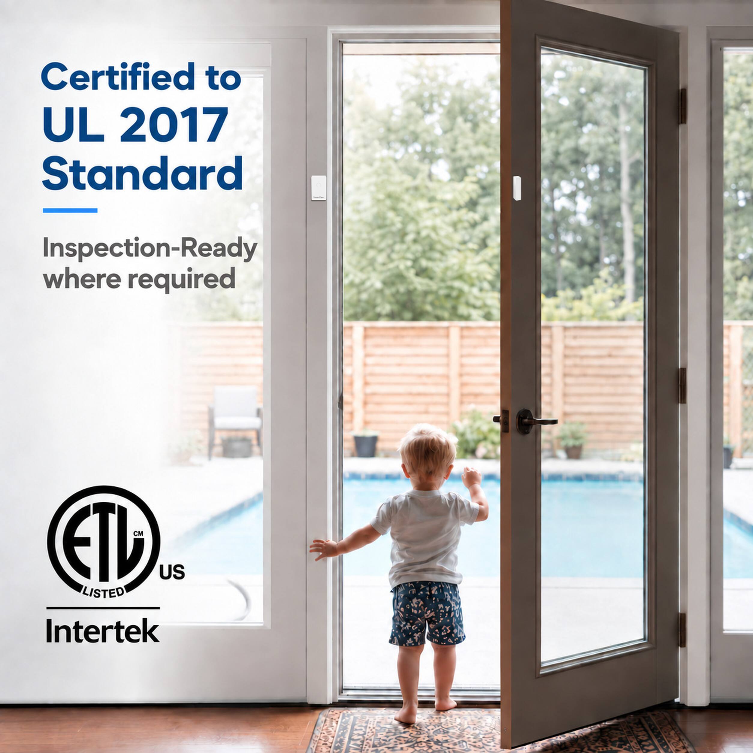 Certified to UL 2017 Standard  
Inspection-Ready where required  
EIL US LISTED Intertek