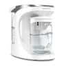 AquaTru - Carafe Countertop Water Purifier Compact 4-Stage Reverse Osmosis System w Glass Carafe Removes 84 Contaminants - White
