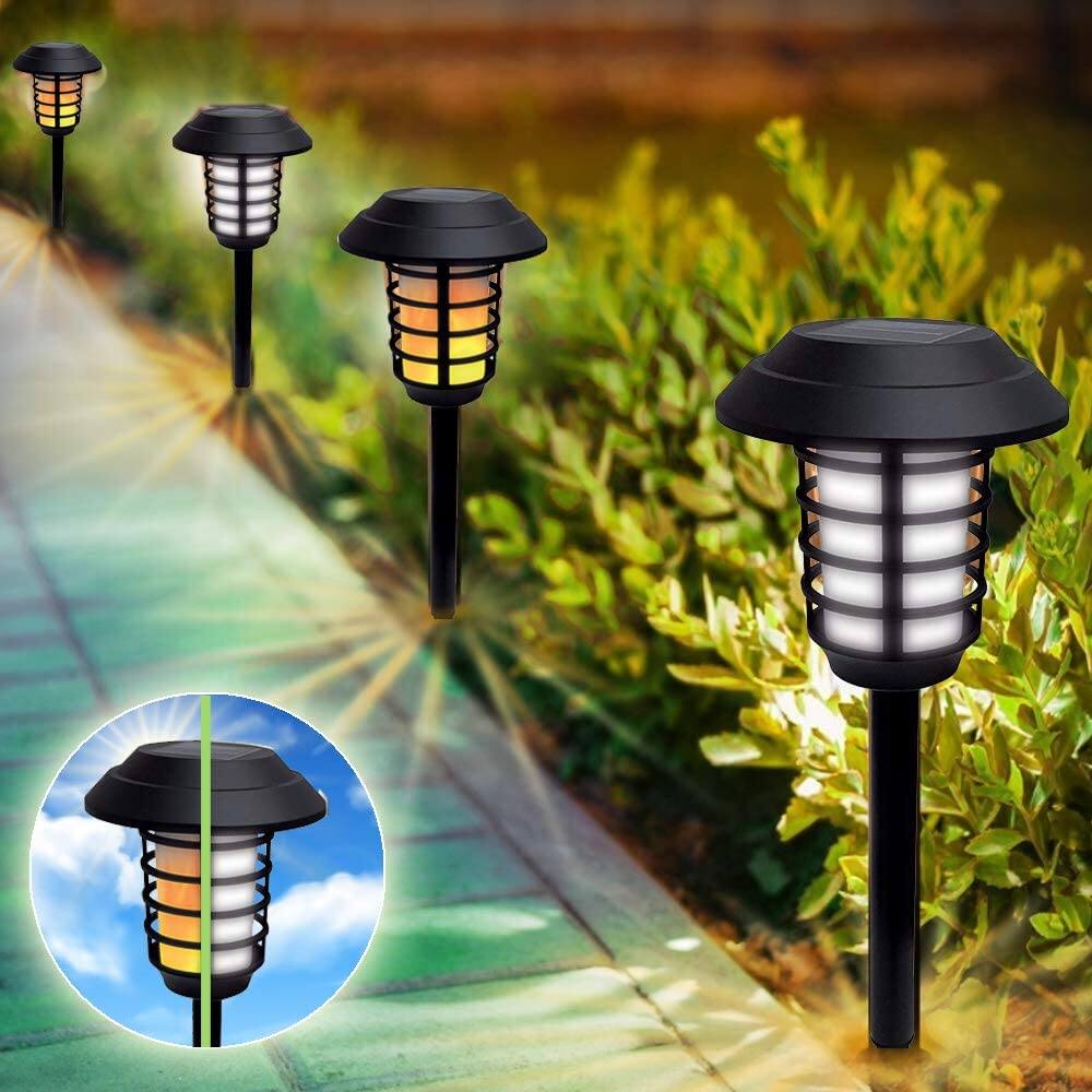 Alt View 8. Bell + Howell - Solar Powered Waterproof Pathway Lights - Pack of 8.