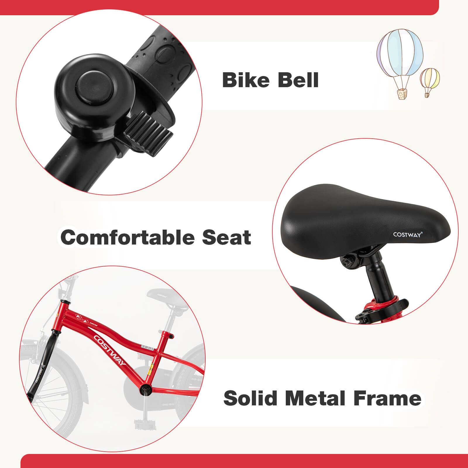- Bike Bell
- Comfortable Seat
- Solid Metal Frame
