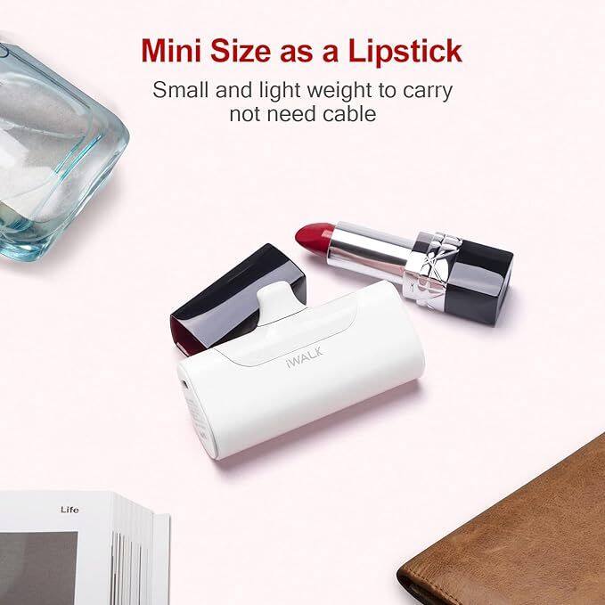Mini Size as a Lipstick  
Small and light weight to carry not need cable  
iWALK Life