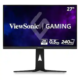 ViewSonic - XG2736-2K 27" IPS LCD QHD FreeSync 0.5ms 240Hz Gaming Monitor (HDMI2.0, DP, USB-C) - Black