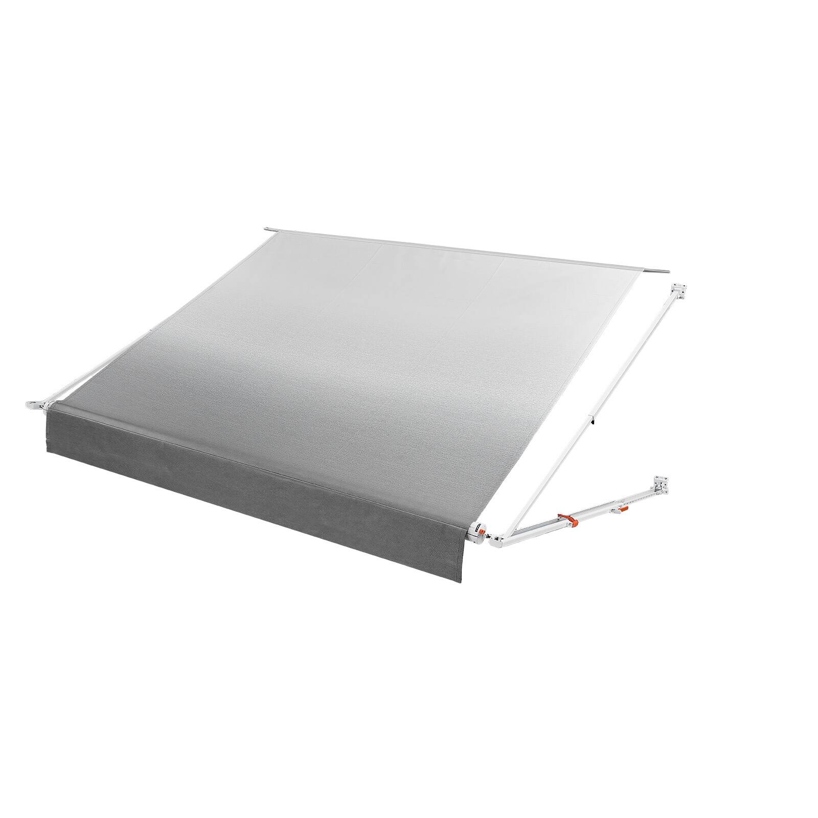 Alt View 5. VEVOR - Manual RV Awning Complete Kit, 10.12FT Retractable RV Awning with Aluminum Alloy Frame & Waterproof PVC Fabric - Gradient Gray.