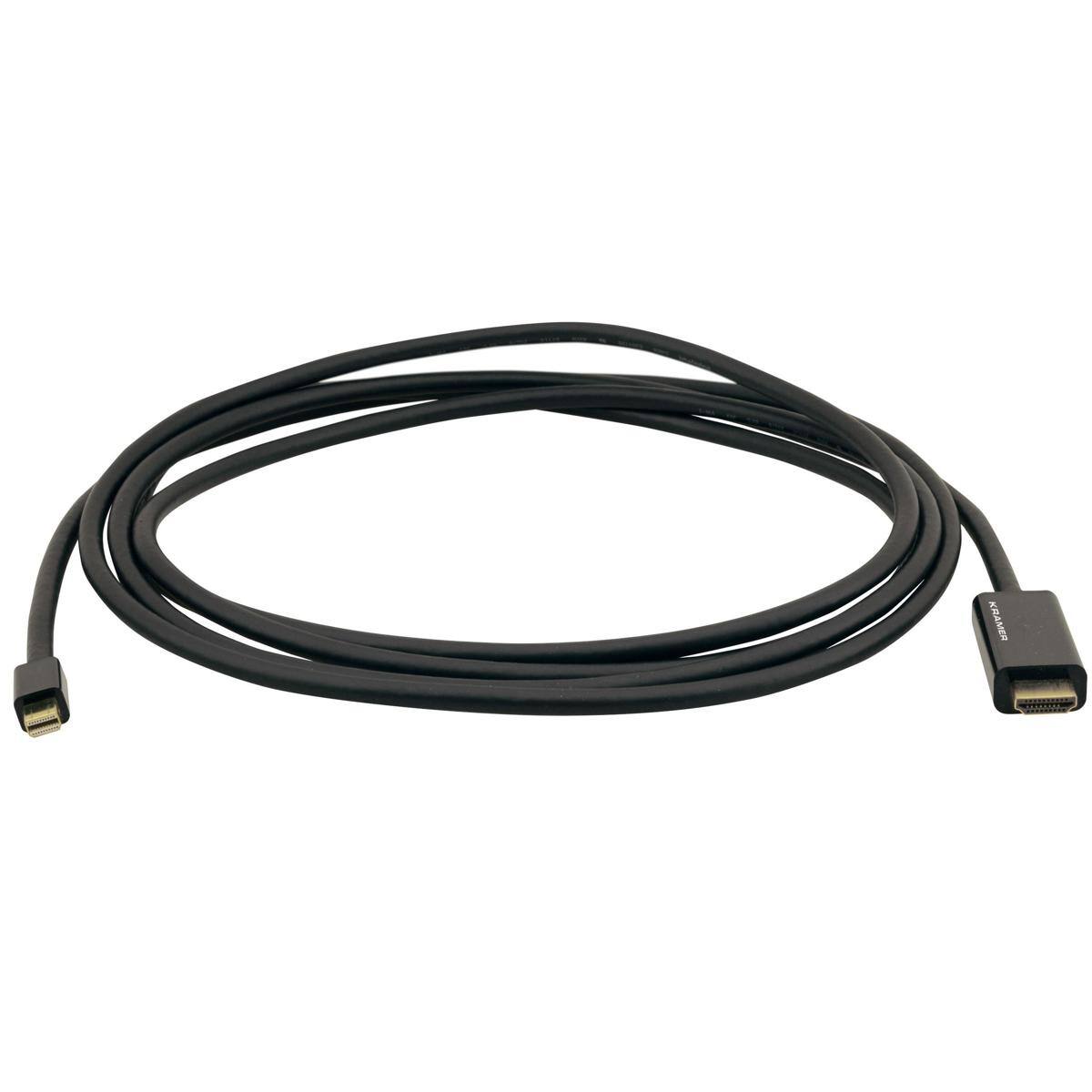 Front. Kramer - Kramer Electronics C-MDP/HM/UHD Mini DisplayPort-M to HDMI-M 4K Cable, 10'.