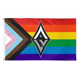 WinCraft - Las Vegas Aces 3' x 5' Pride Single-Sided Deluxe Flag - Multicolor