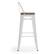 Alt View 13. Simpli Home - Rayne Metal and Wood Bar Stool (Set of 2) - White.