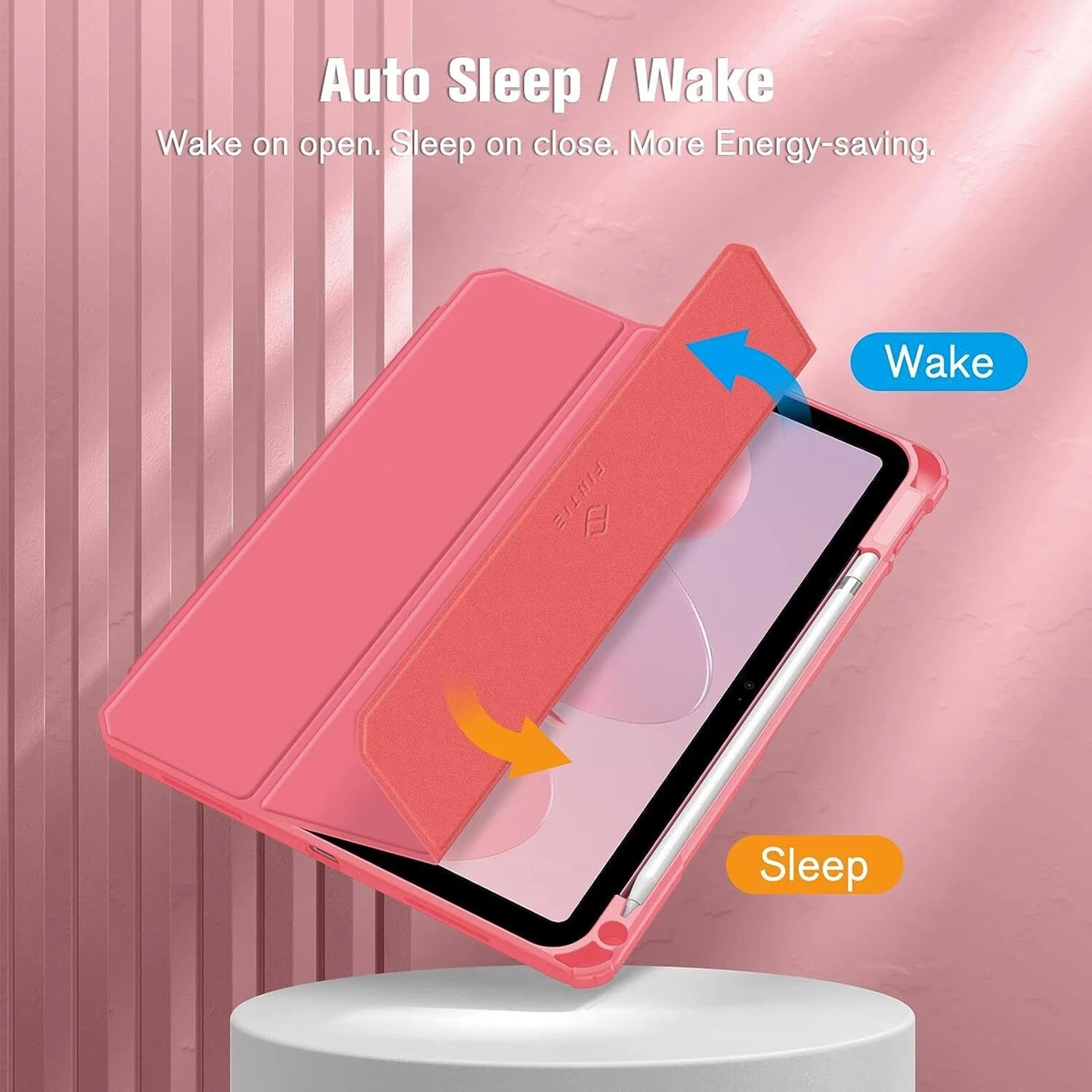 Auto Sleep / Wake  
Wake on open. Sleep on close. More Energy-saving.  

Wake  
Sleep