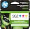 HP - 902 3-pack Standard Capacity Ink Cartridges - Cyan/Magenta/Yellow