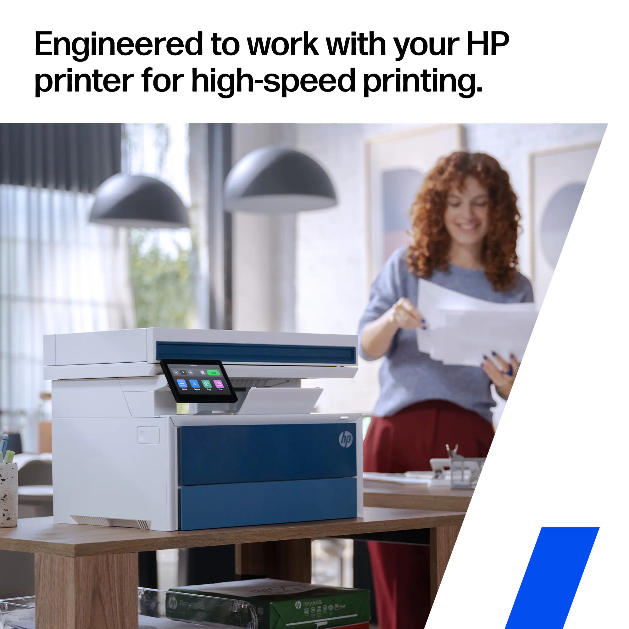 Engineered to work with your HP printer for high-speed printing.