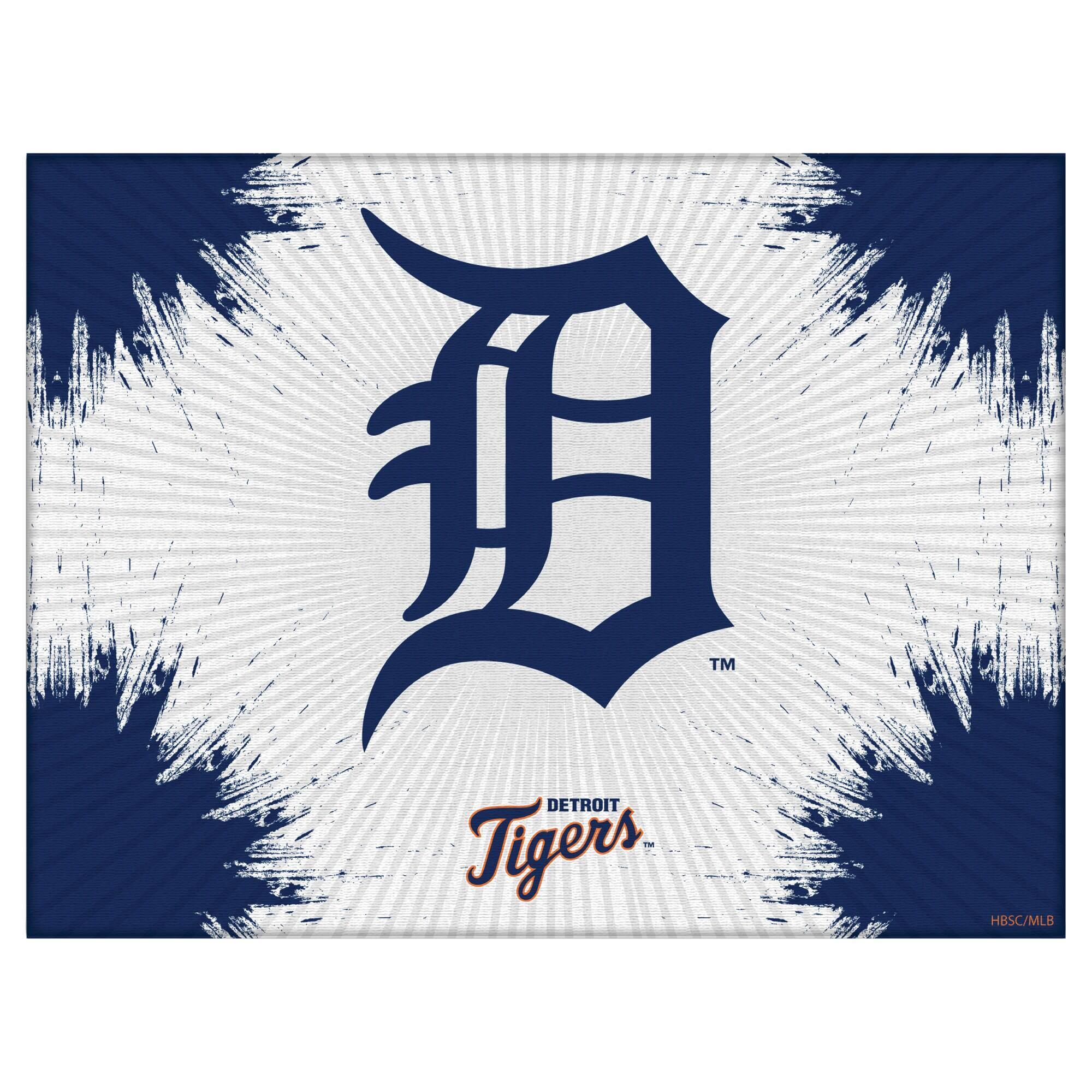 Detroit Tigers 15" x 20" Splash Canvas Wall Art