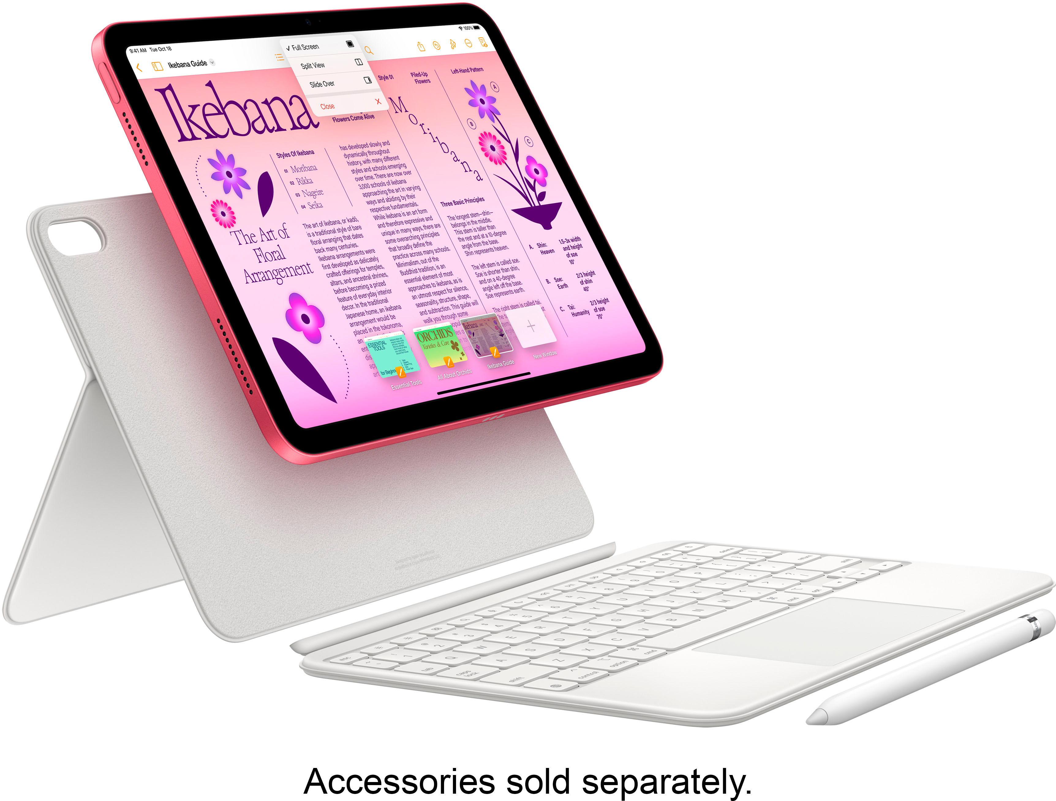 Apple iPad 10.9 10th Gen Bundle with Keyboard & Headphones