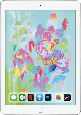 Apple - Refurbished Excellent - iPad 6th gen with Wi-Fi - 32GB - Silver