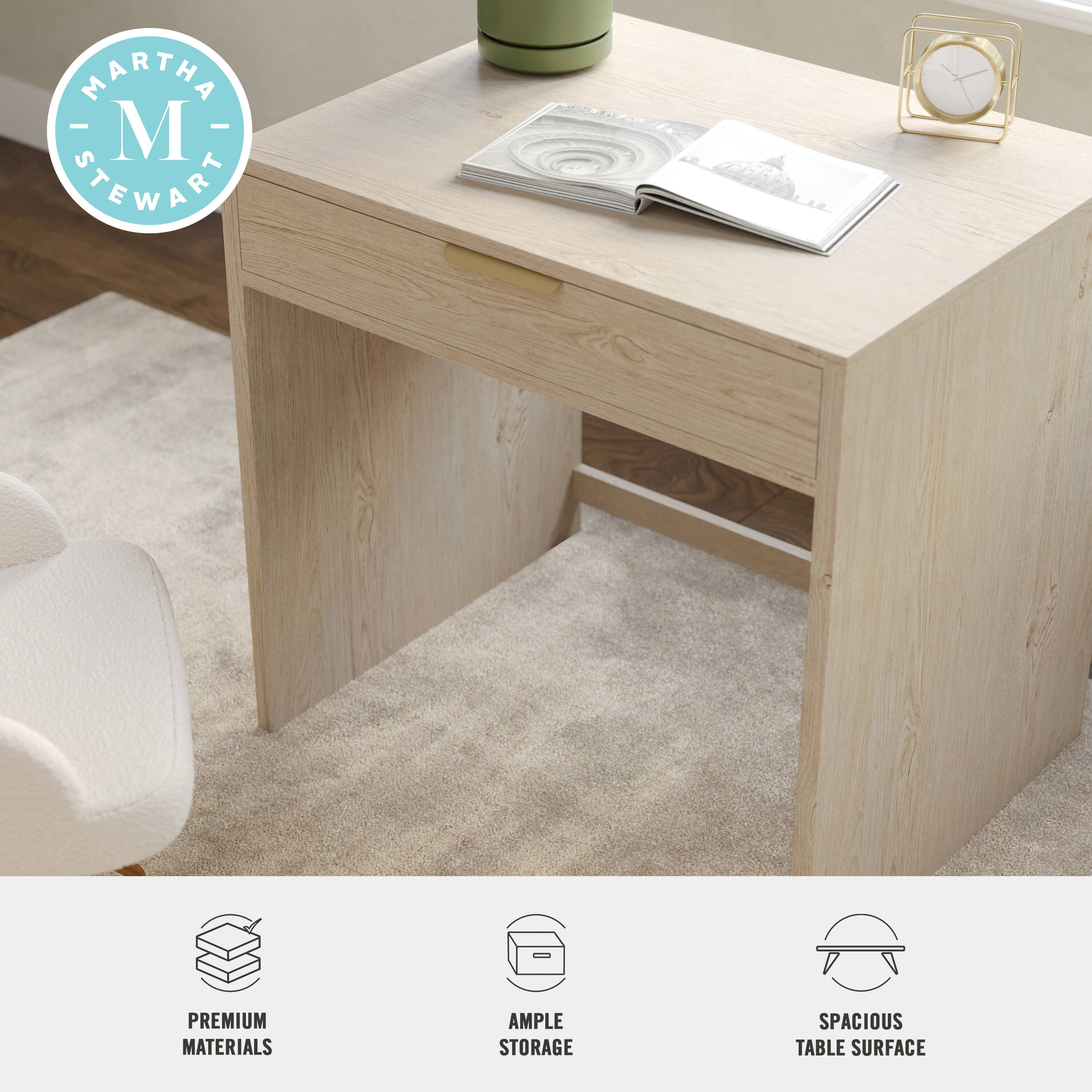 MARTHA STEWART PREMIUM MATERIALS AMPLE STORAGE SPACIOUS TABLE SURFACE