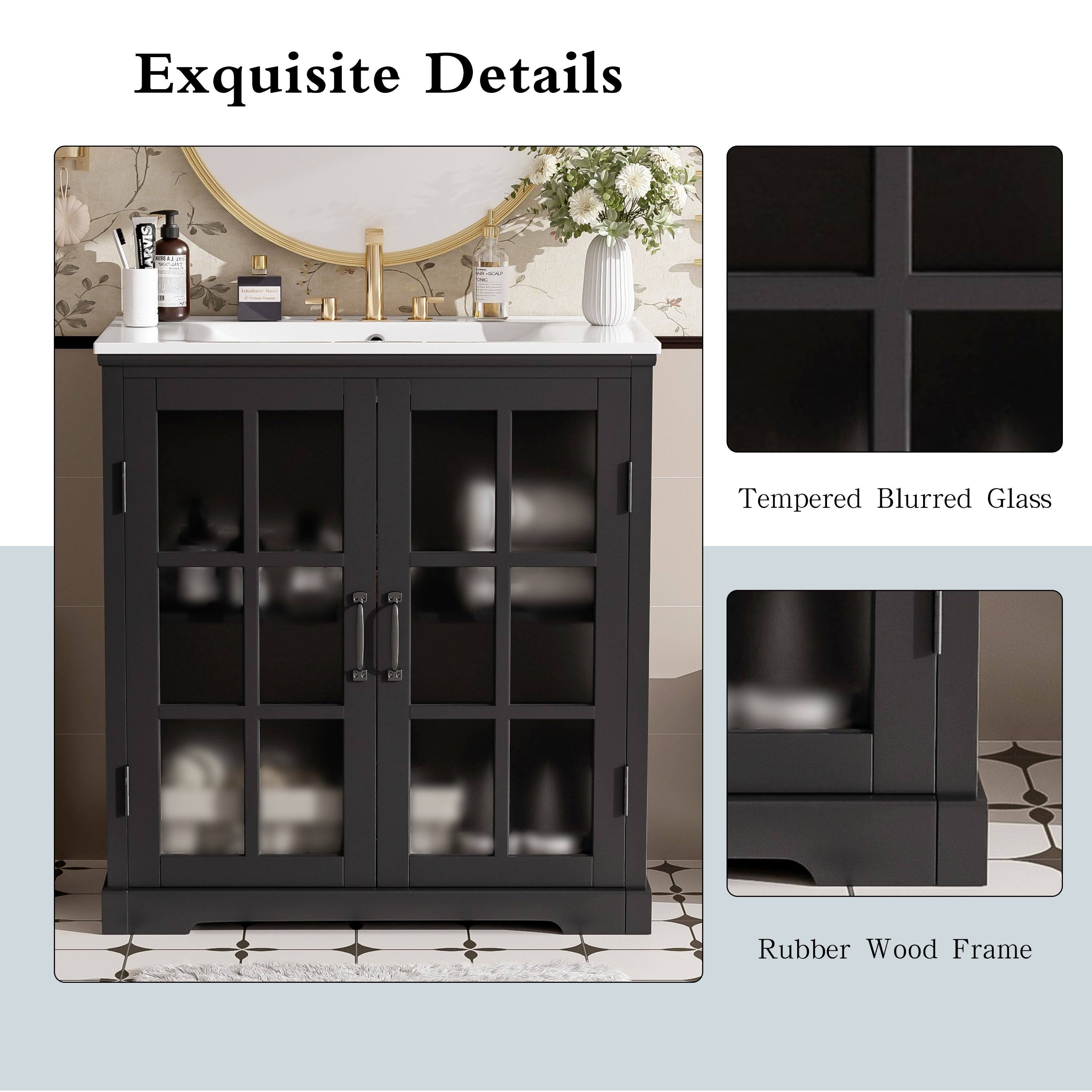 Exquisite Details

Tempered Blurred Glass

Rubber Wood Frame