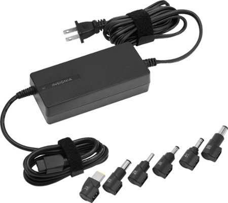 Insignia™ - Universal 90W Laptop Charger - Black