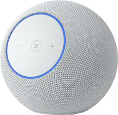 Front. Amazon - Amazon Echo Studio (newest model) our best Echo Studio yet, immersive spatial audio and Dolby Atmos, designed for Alexa+ - Glacier White.