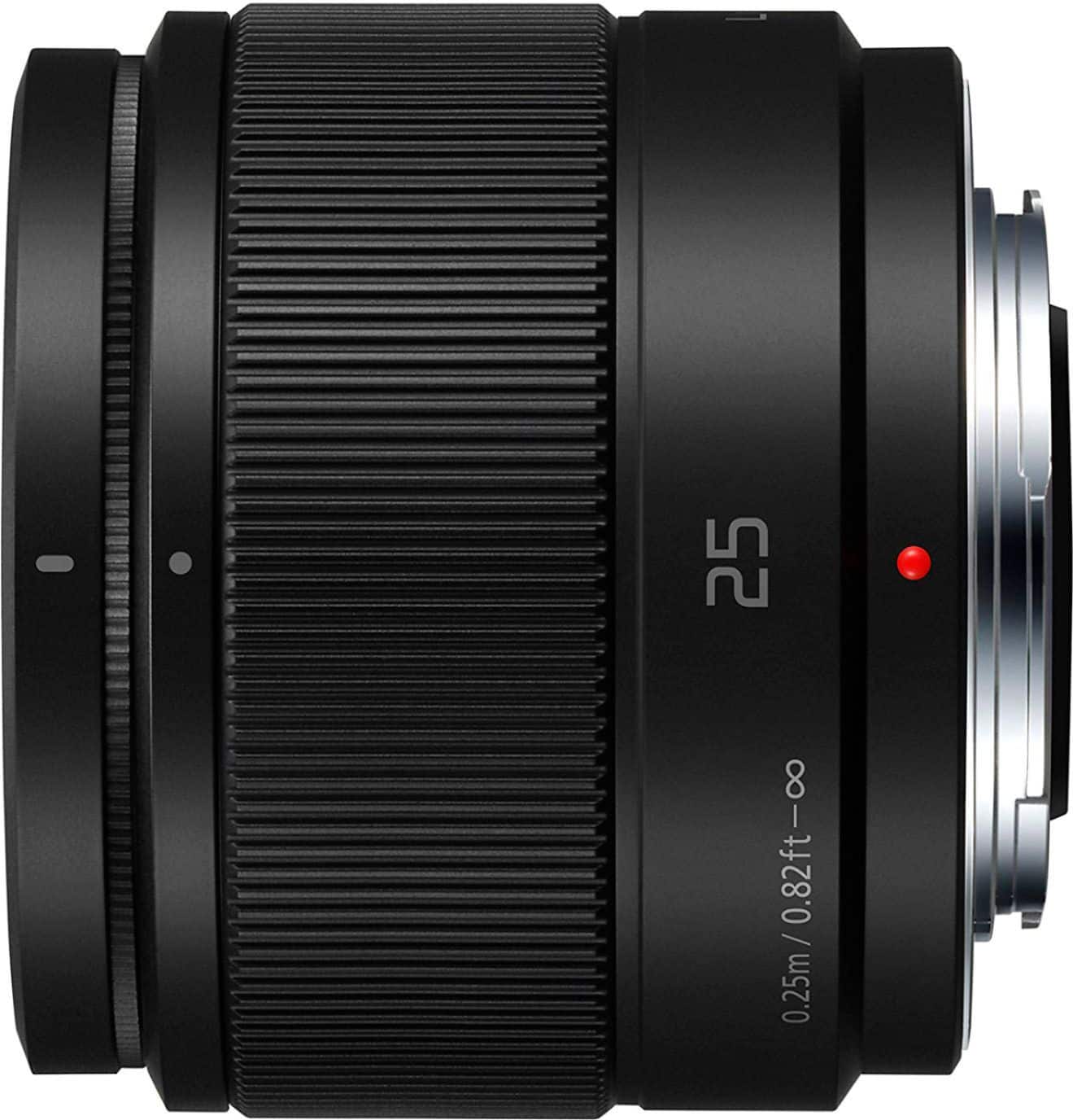 Alt View 11. Panasonic - LUMIX G 25mm f/1.7 ASPH. Lens for Mirrorless Micro Four Thirds Compatible Cameras, H-H025-K - Black.