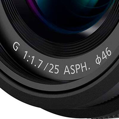 Panasonic LUMIX G 25mm f/1.7 ASPH. Lens for Mirrorless Micro Four Panasonic LUMIX G 25mm f/1.7 ASPH. Lens for Mirrorless Micro Four