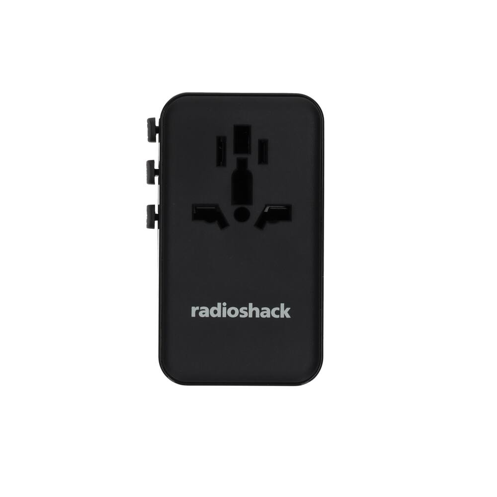 Angle. RadioShack - RadioShack 140W 4-Port Universal Travel Adapter.