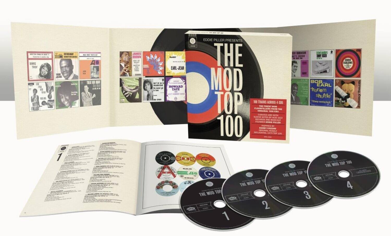 Various Artists - Eddie Piller Presents The Mod Top 100 / Various   - COMPACT DISCS [CD] price history on PriceWatchPro