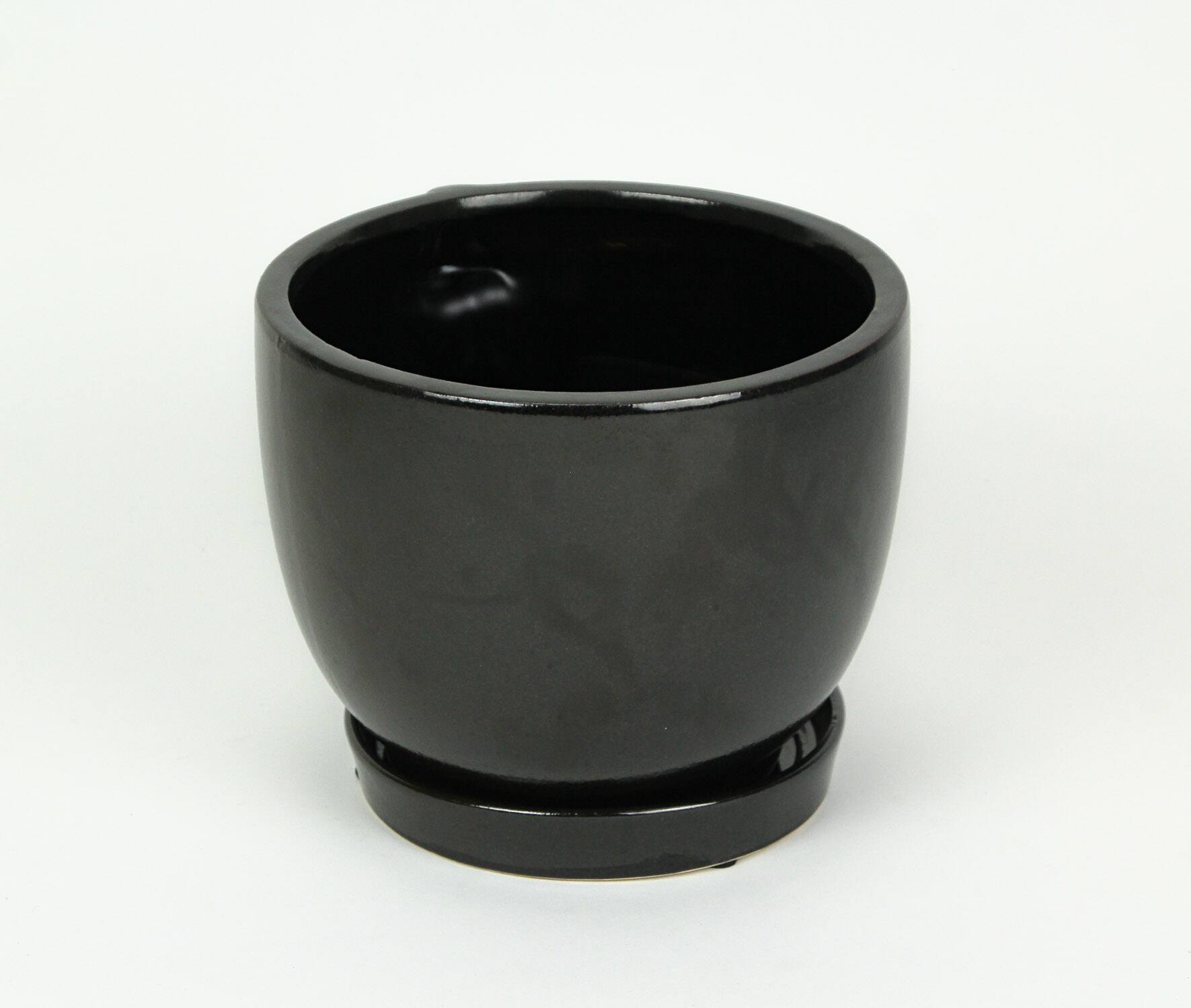 Alt View 2. Napco - Brown Ceramic Face Planter Decorative Flower Pot Plant Holder Decor - Brown.