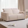Front. ModernMate - Zero Wall & Zero Gravity Power Reclining Sofa, Pet Friendly Fabric with USB & Type-C Ports for Living Room - Beige.