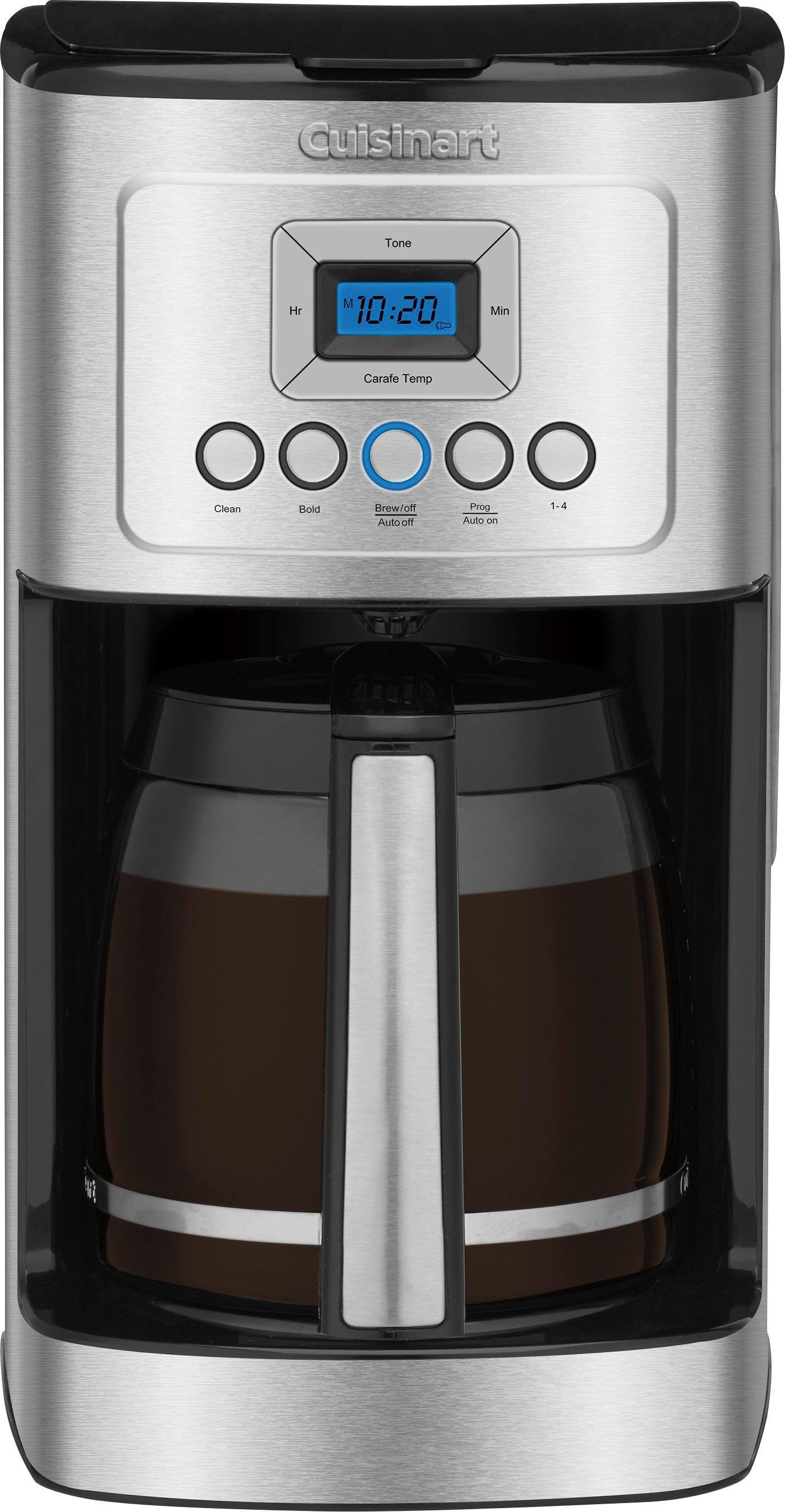 Front. Cuisinart - 14-Cup Coffee Maker - Black/stainless.