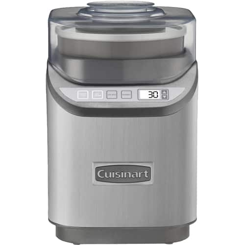 Cuisinart Cool Creations 2-Quart Ice Cream Maker Brushed Chrome ICE-70P1 -  Best Buy