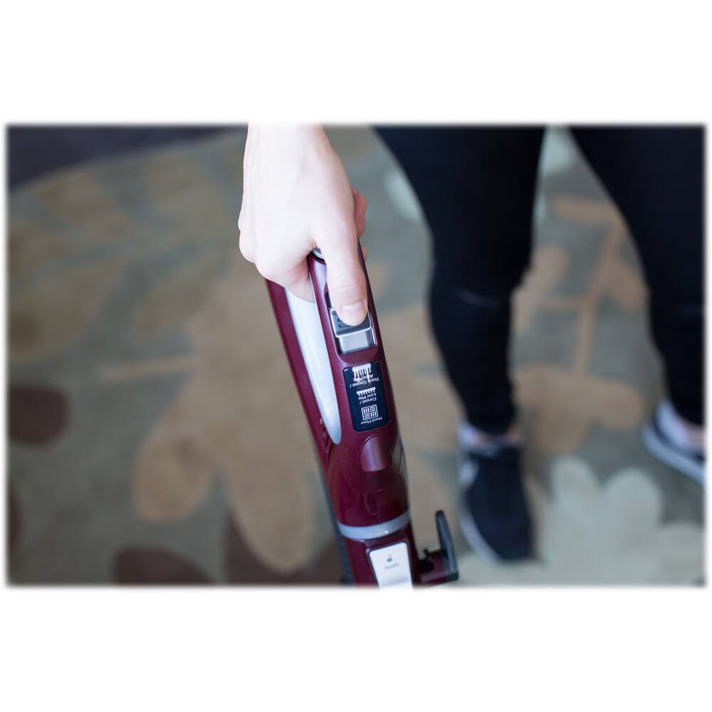 Alt View 17. Shark - Rotator Powered Lift-Away Bagless Upright Vacuum - Maroon.