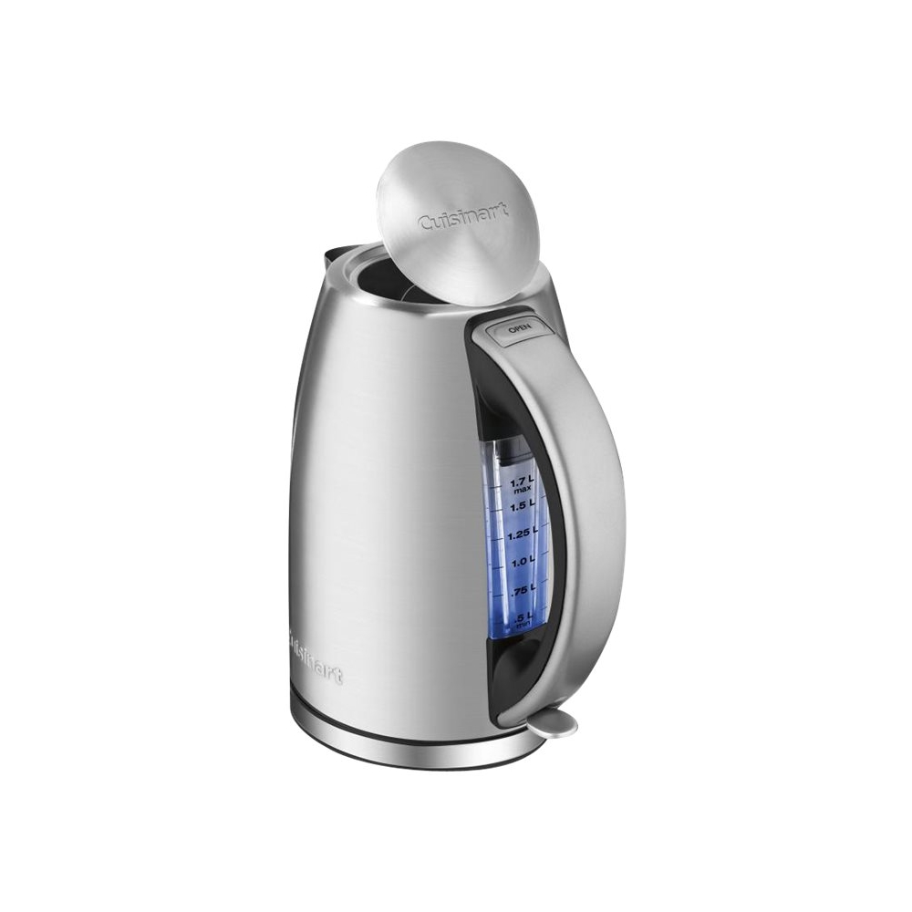 Left View: Cuisinart - 1.7L Electric Kettle - Stainless steel